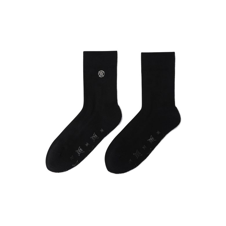 WOMEN COLOR POP MIDDLE SOCKS_BK