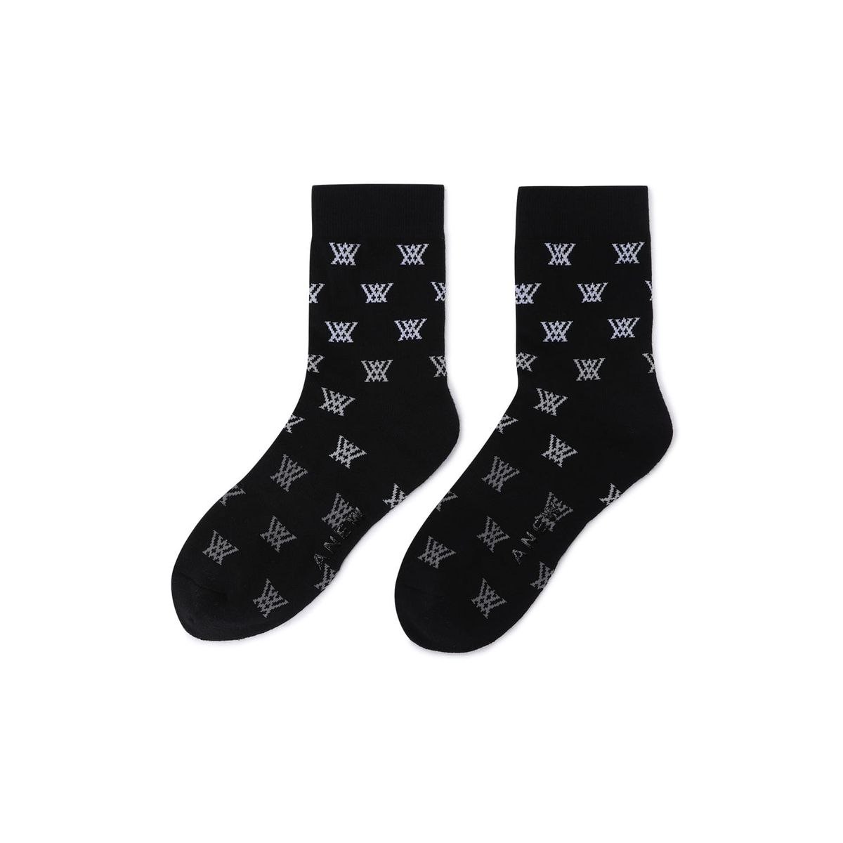 어뉴골프(ANEW GOLF) WOMEN GRADATION SOCKS_BK