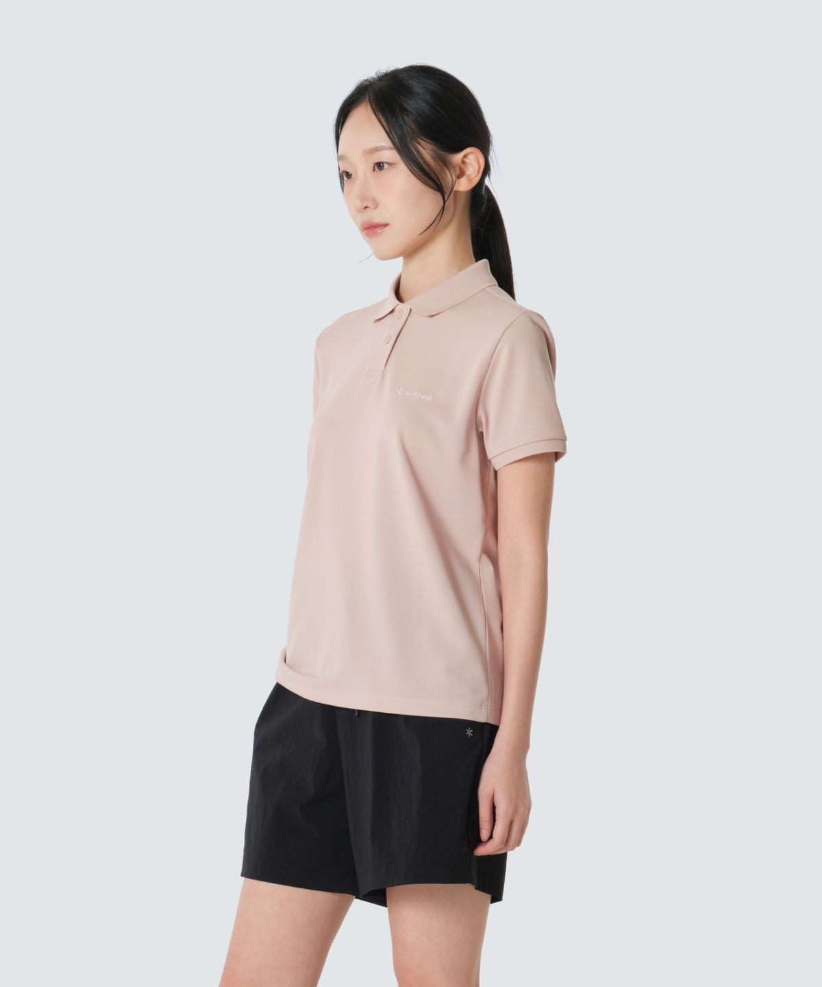 스노우피크 어패럴(SNOWPEAK APPAREL) 피케 여성 베이직 폴로 티셔츠 (S26MWFPS67) Salmon