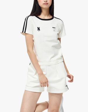 우먼스 스포티 NY 반팔 티셔츠 아이보리