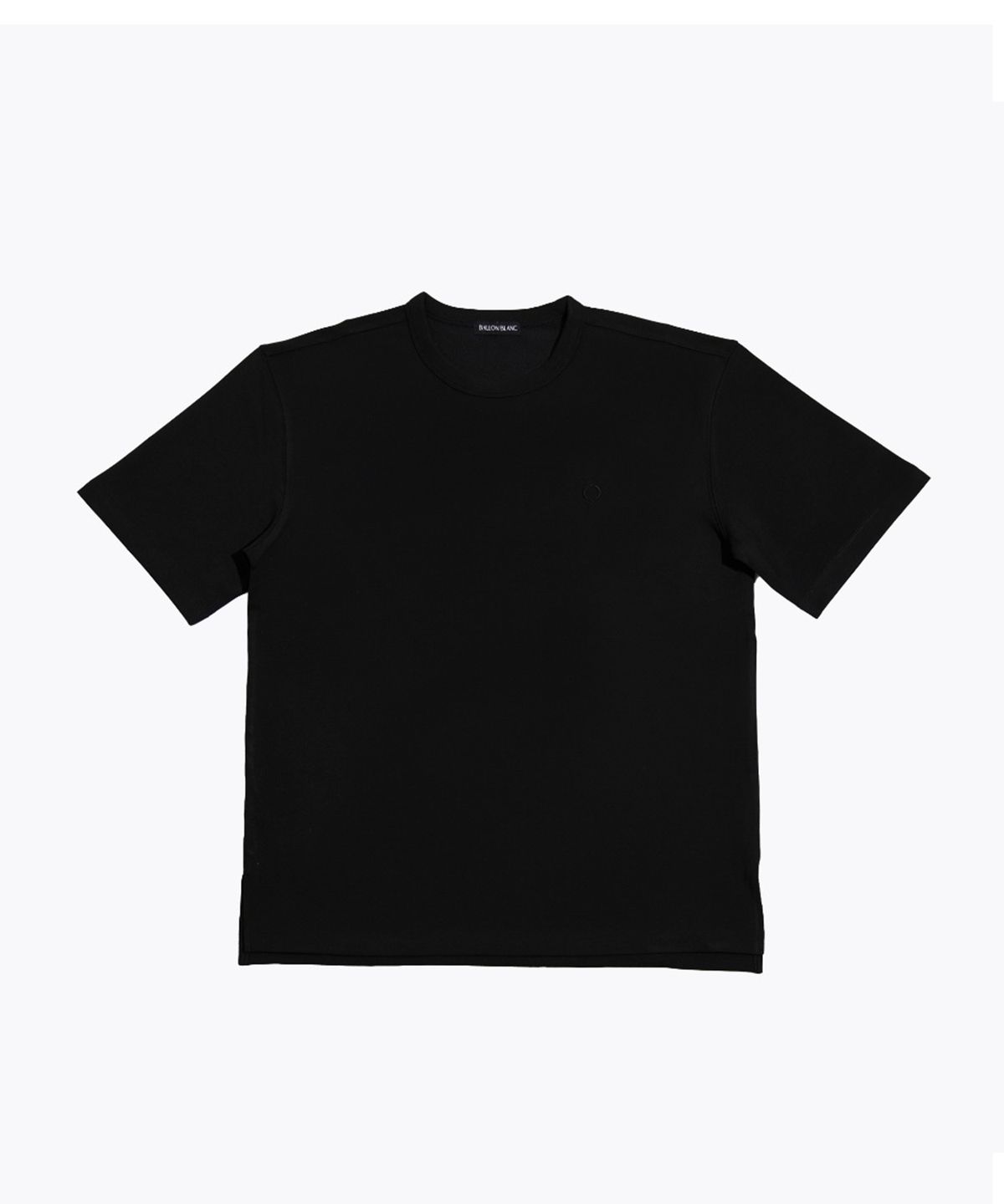발롱블랑 라이프(BALLONBLANC LIFE) Etherea Premium Oversize Round Tee(Poly,Span) - BLACK