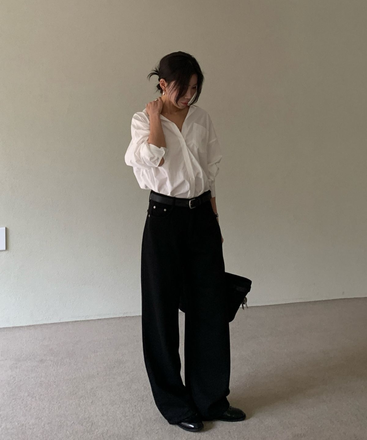 다미(DAMI) 소프트 블랙 진