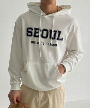 모노 보들보들 서울 후드티 [M-6XL]