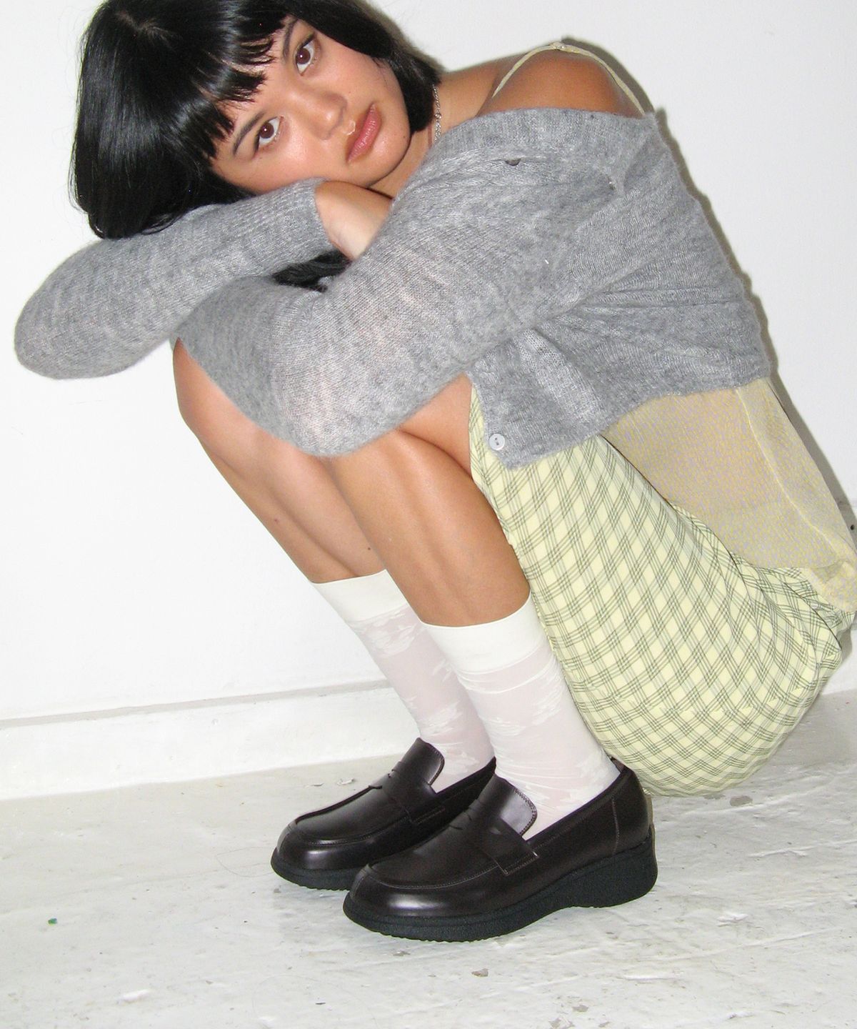 포기무디(FOGGY MOODY) Penny 0045. Platform Loafers - 2colors