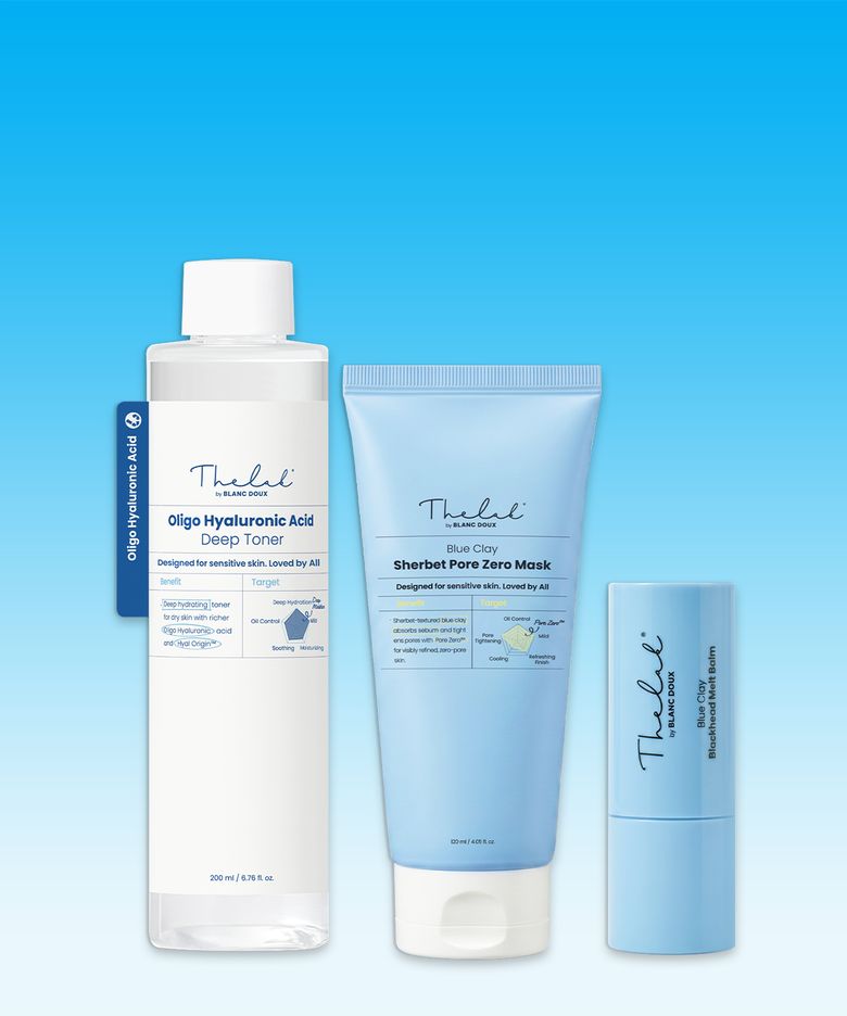 블루 클레이 모공 제로팩+블랙헤드 멜팅밤+딥 토너 200ml