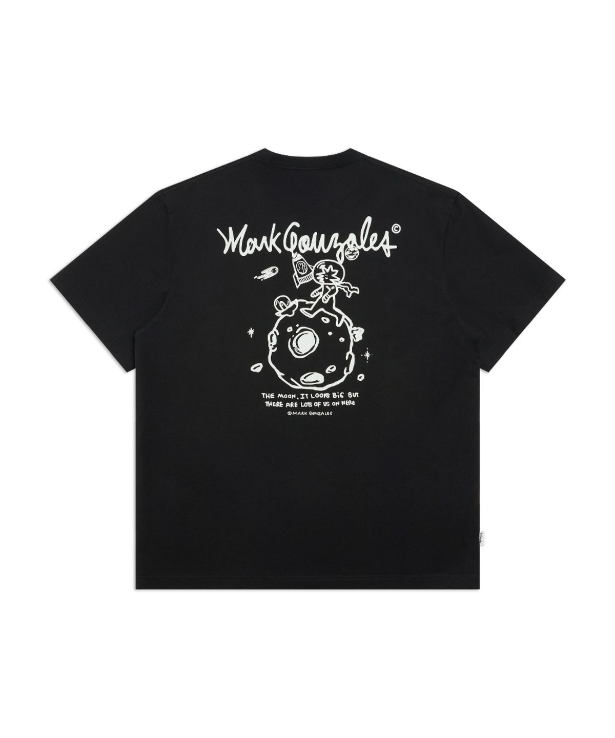 마크곤잘레스(MARK GONZALES) 스페이스 두들 그래픽 티셔츠 - BLACK