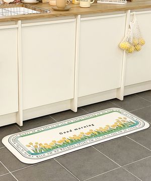 굿모닝튤립 주방쿠션매트 pvc 싱크대 방수 다용도 키친