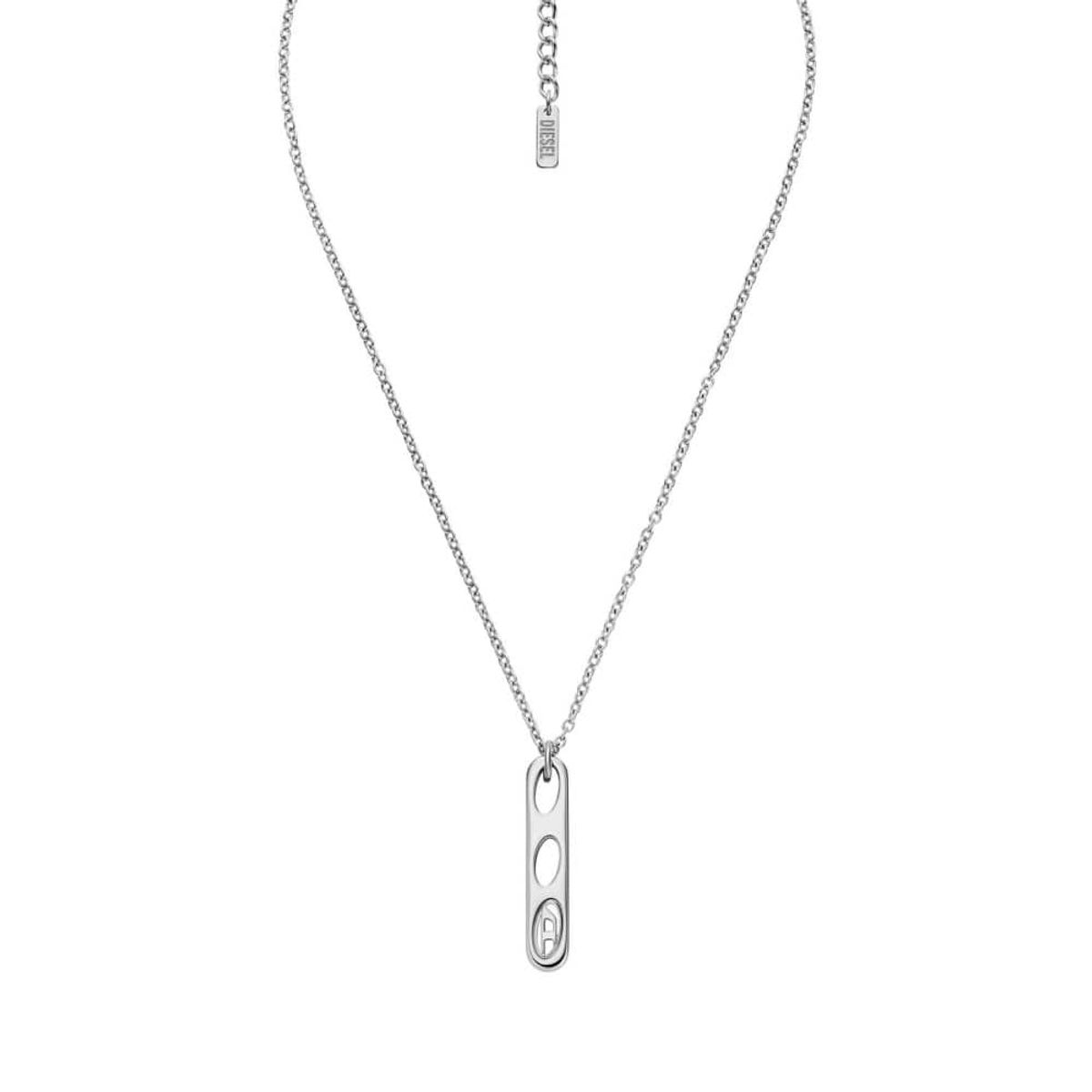 디젤 악세사리(DIESEL ACCESSORY) DX1662040 오벌 D 로고 목걸이