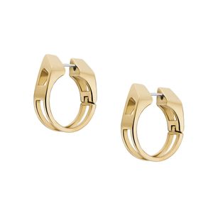 DX1671710 D 로고 후프 귀걸이