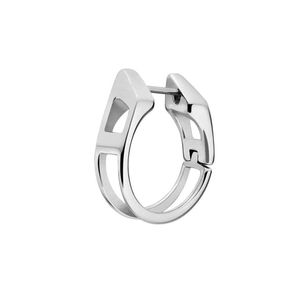 DX1673040 D 로고 후프 싱글 귀걸이