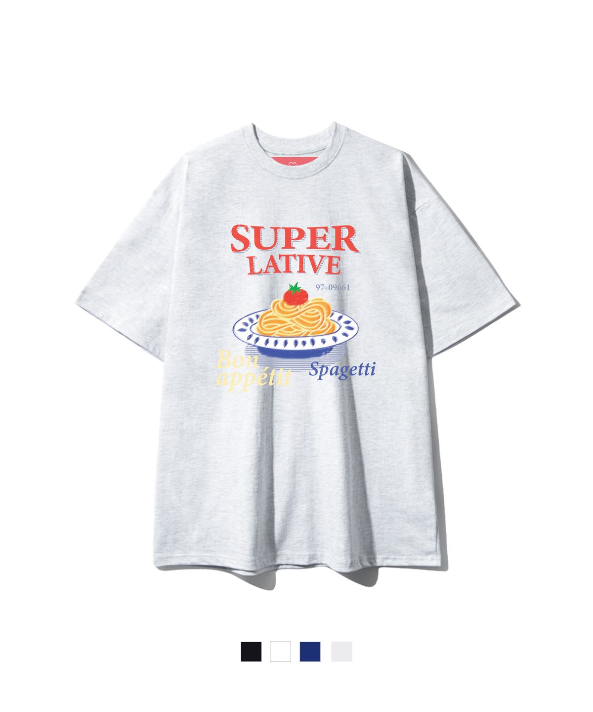 슈퍼레이티브(SUPERLATIVE) S/P SPAGETTI 오버핏 반팔 (GOS2-5SP185)