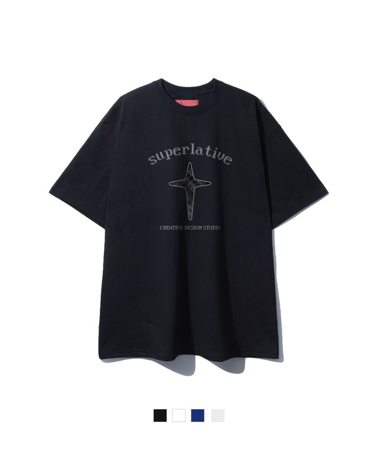 S/P BLACK CHECK 오버핏 반팔 (GOS2-5SP175)