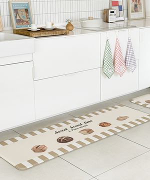 브레드타임 주방쿠션매트 pvc 싱크대 방수 다용도 키친