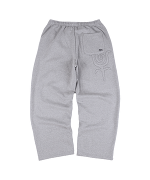 [논기모] Emanate Logo Jogger Pants Melange Grey