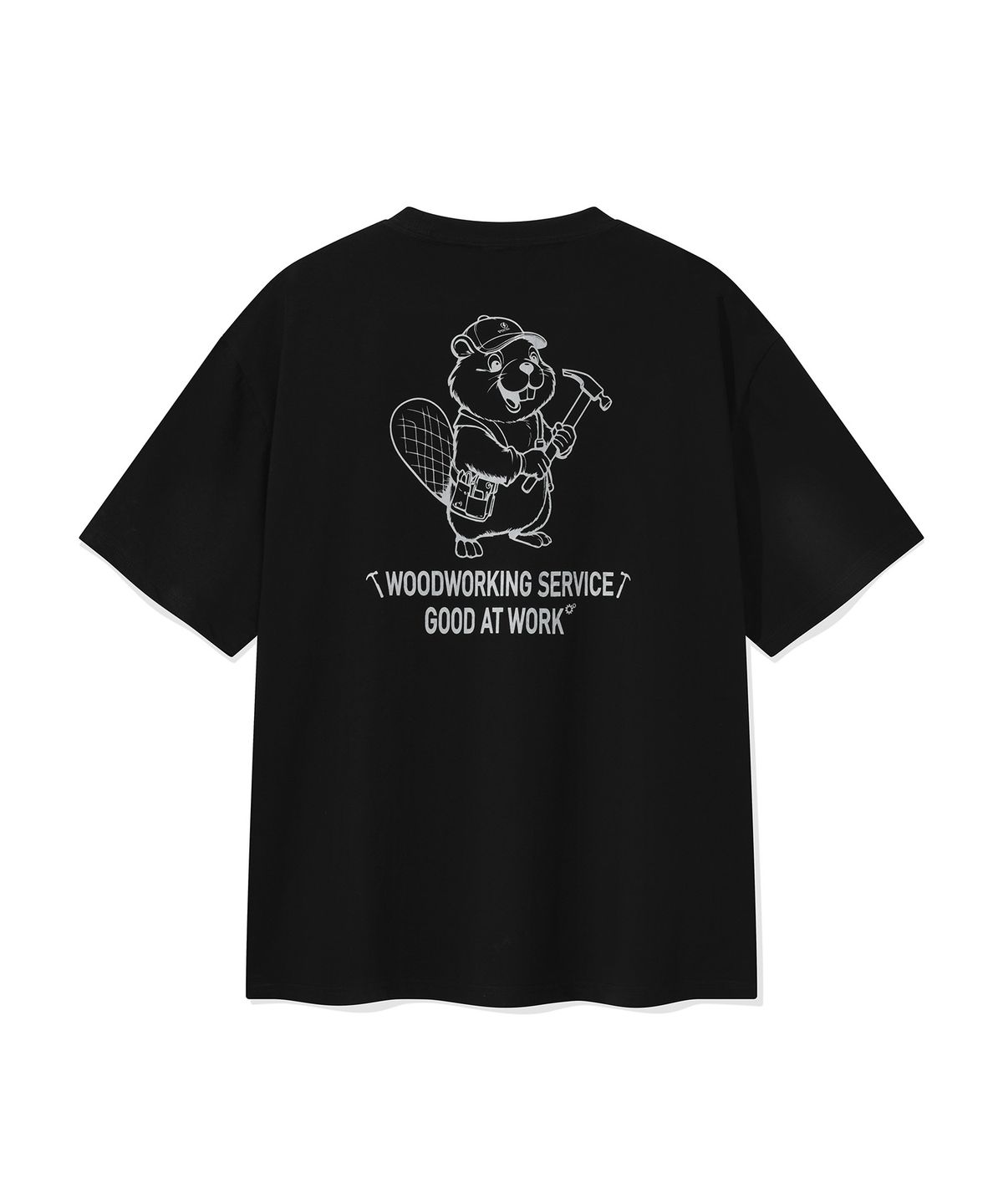 볼텍(VOLTEK) 카펜터 비버 반팔티(블랙)