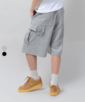 버뮤다 와이드 카고 스웨트 쇼츠 (2color) (카펜더 선택)