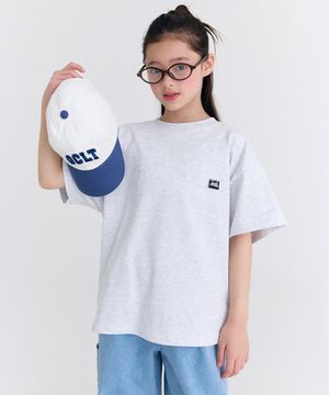 F30 포인트라벨 반팔 (라이트그레이)