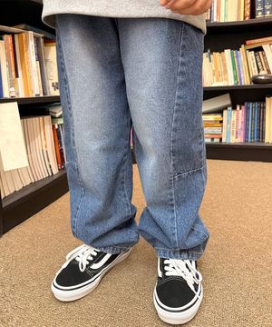 봄버전 F25 커브드 청바지 (진청)