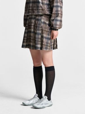 숏 플리츠 체크 스커트(FS261SK01F003217)