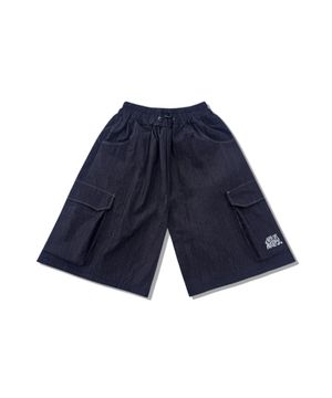 F21 나일론 포켓 버뮤다팬츠 (네이비)