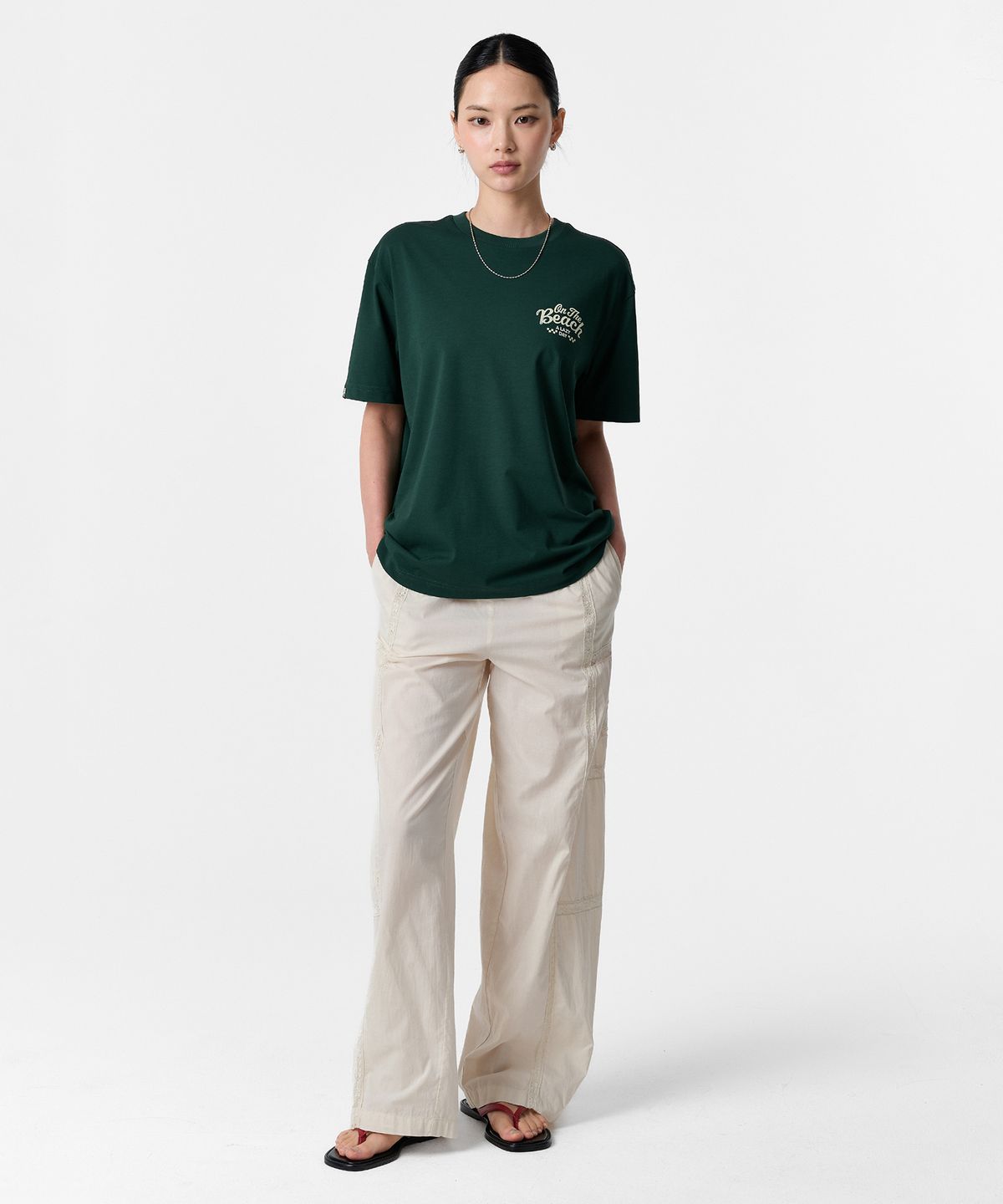 휠라(FILA) Coldwave+  온더비치 반팔티(FS262RS01X029380)