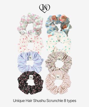 유니크 헤어슈슈 스크런치 8종