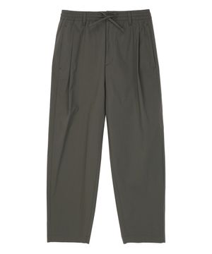 원 턱 매직 와이드 팬츠 그레이쉬 카키