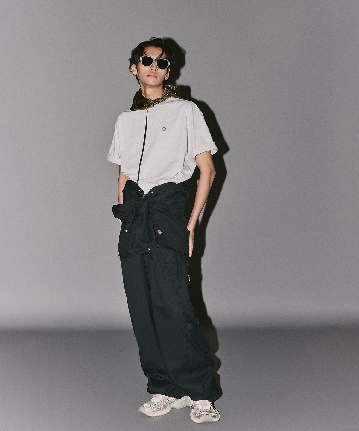 발롱블랑 라이프(BALLONBLANC LIFE) Loosesize Round Tee - WHITE OTAMEAL