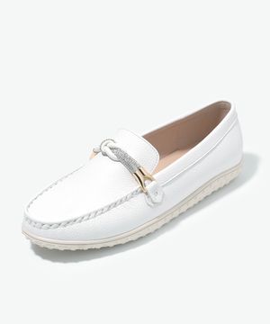 크리스탈 매듭 포인트 소프트 드라이빙 슈즈 K56P403