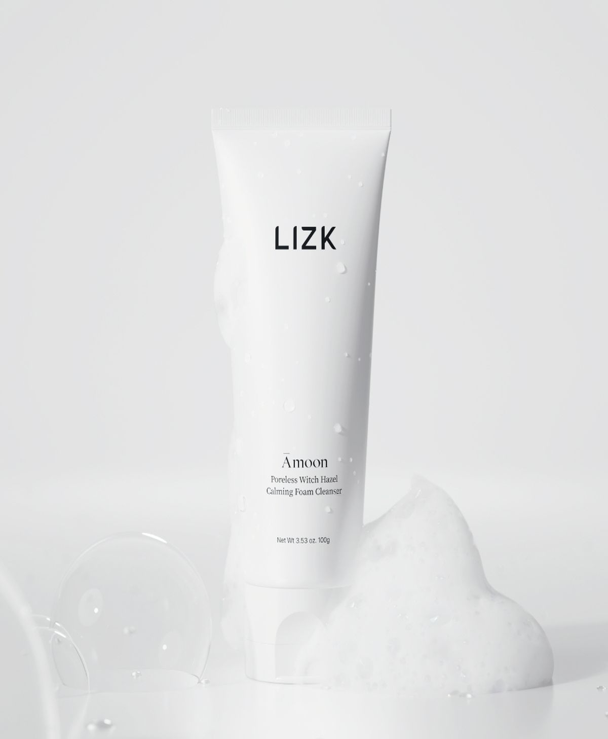 리즈케이(LIZK) 에이문 포어리스 위치하젤 카밍 폼 클렌저 100g
