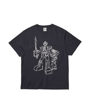 Y.E.S Plamodel Tee Charcoal