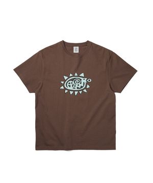 Y.E.S Spiral Tee Light Brown