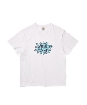 Y.E.S Spiral Tee White