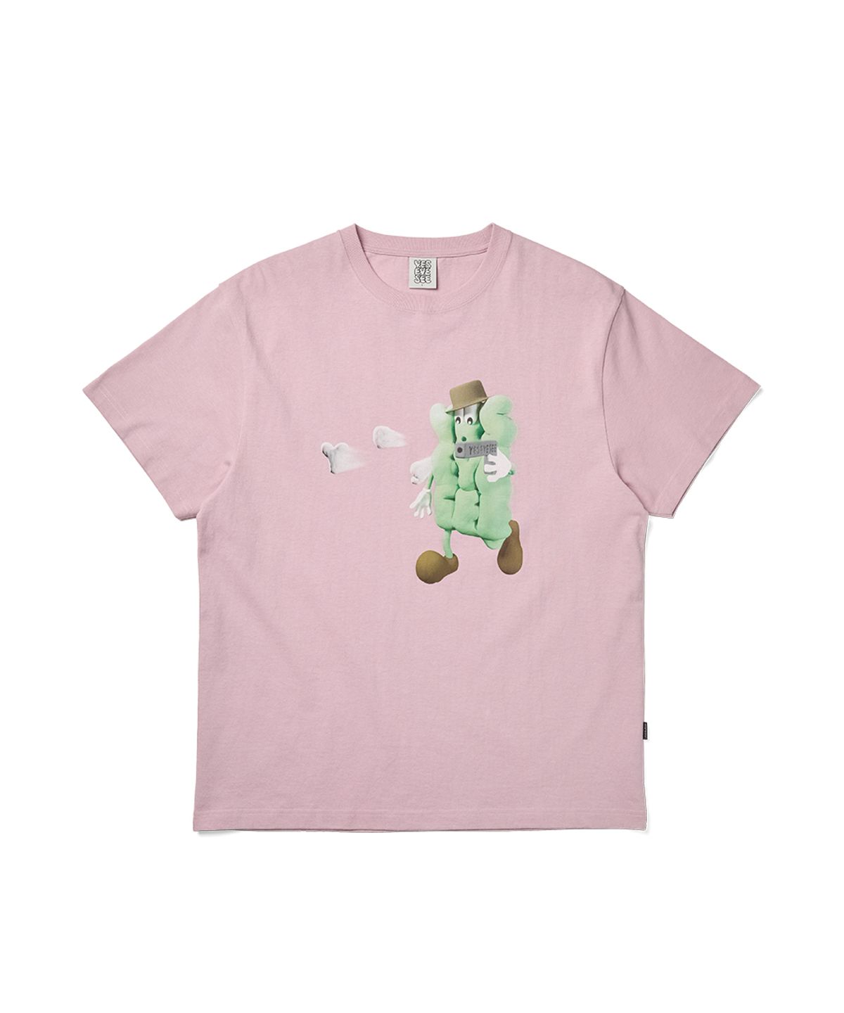 예스아이씨(YESEYESEE) Y.E.S Shooting Tee Light Pink