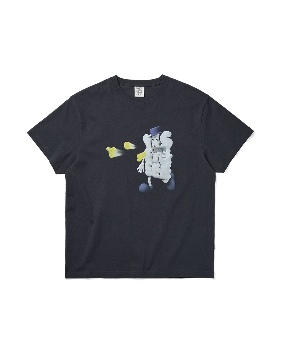 예스아이씨(YESEYESEE) Y.E.S Shooting Tee Charcoal