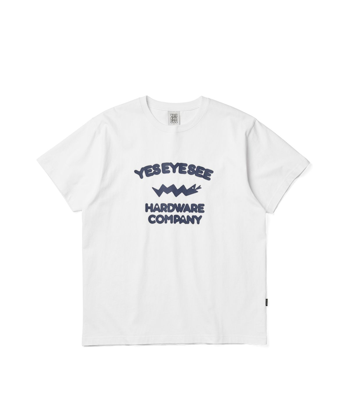 예스아이씨(YESEYESEE) SN Hardware Washed Tee White