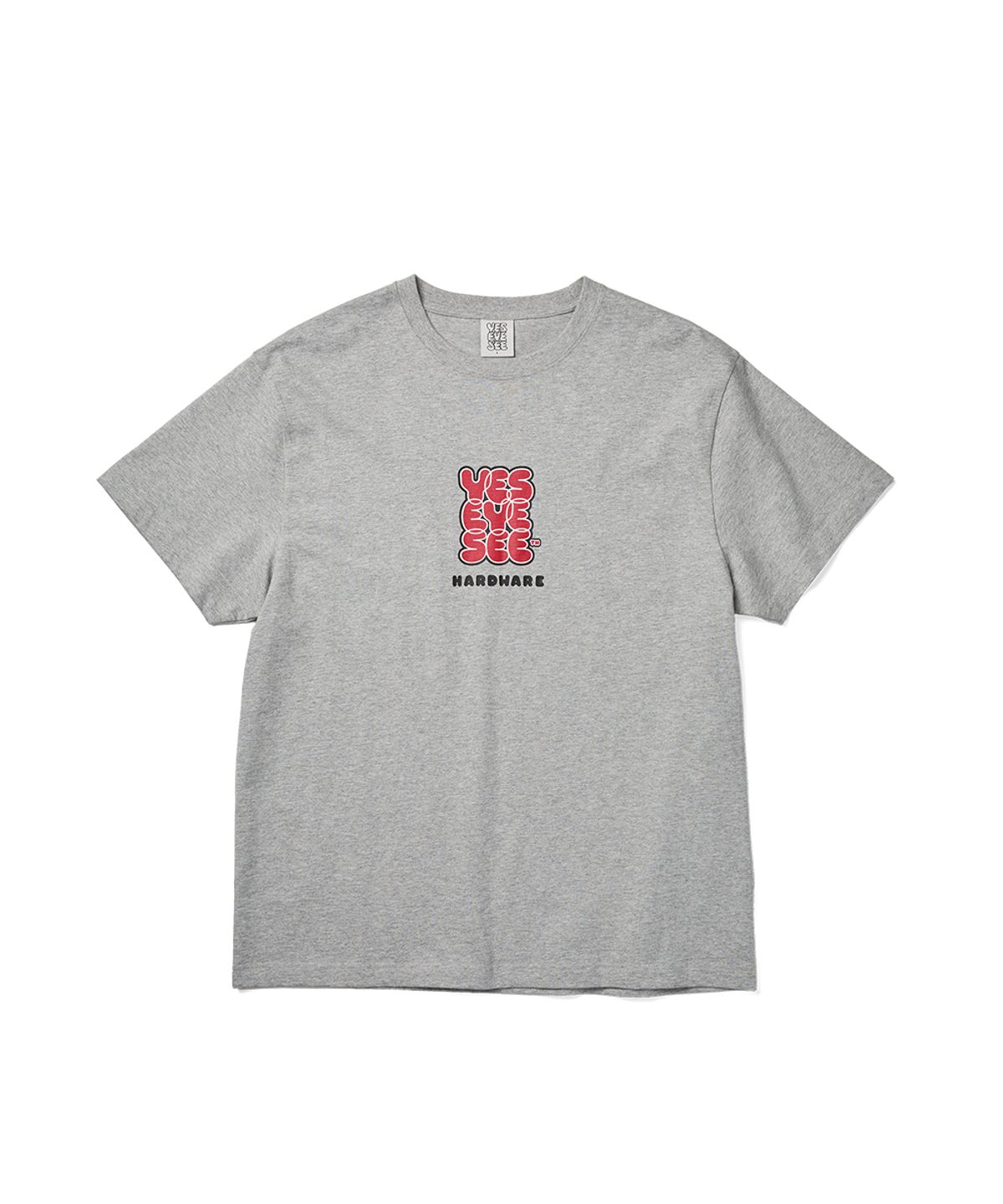 예스아이씨(YESEYESEE) C-logo Hardware Tee Grey