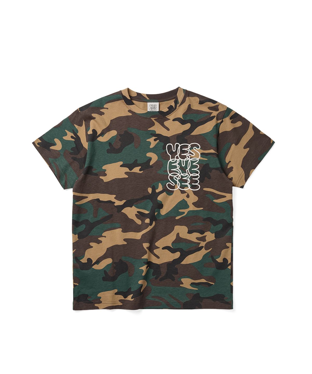 예스아이씨(YESEYESEE) C-Logo Tee Camo