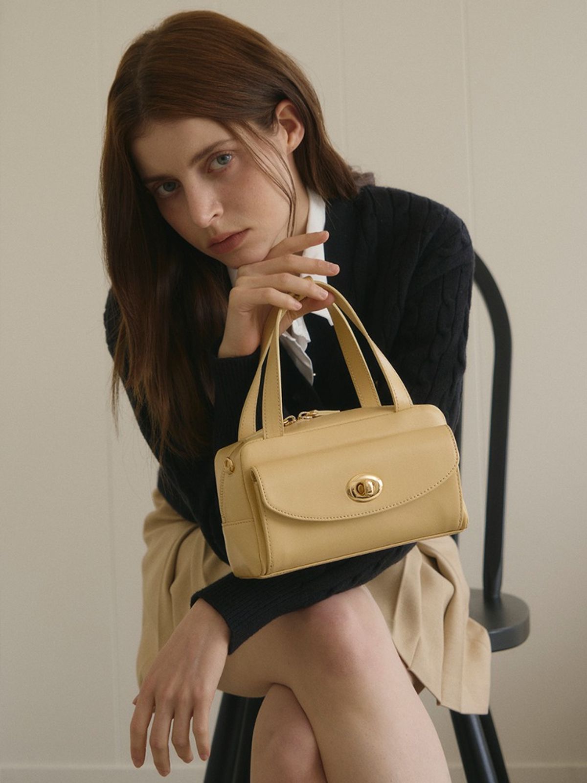 메흐(MEHEU) CAMILLA TOTE BAG (butter)