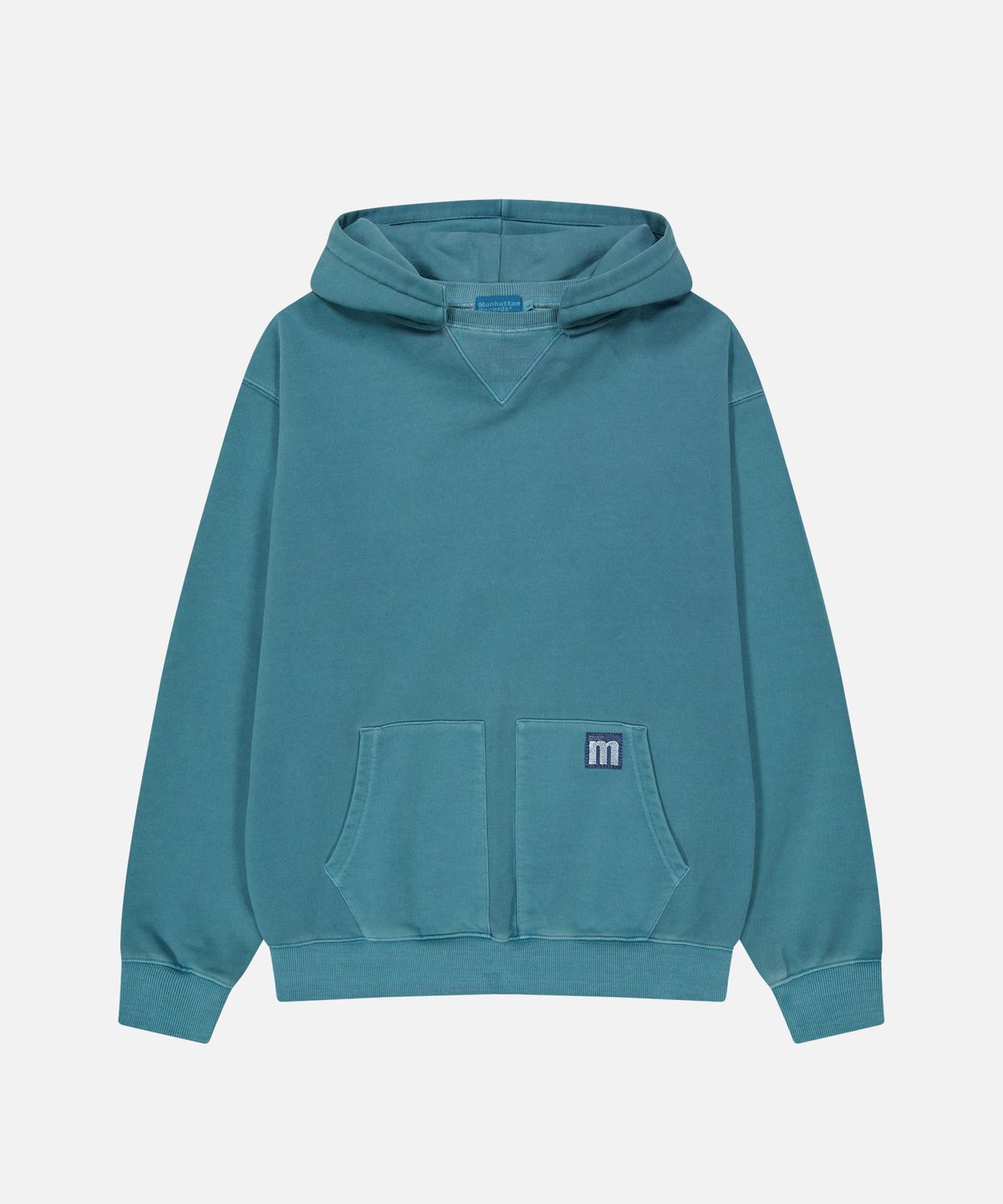 맨하탄레코즈(MANHATTAN RECORDS) MR PM Split Pocket Hoodie - Blue