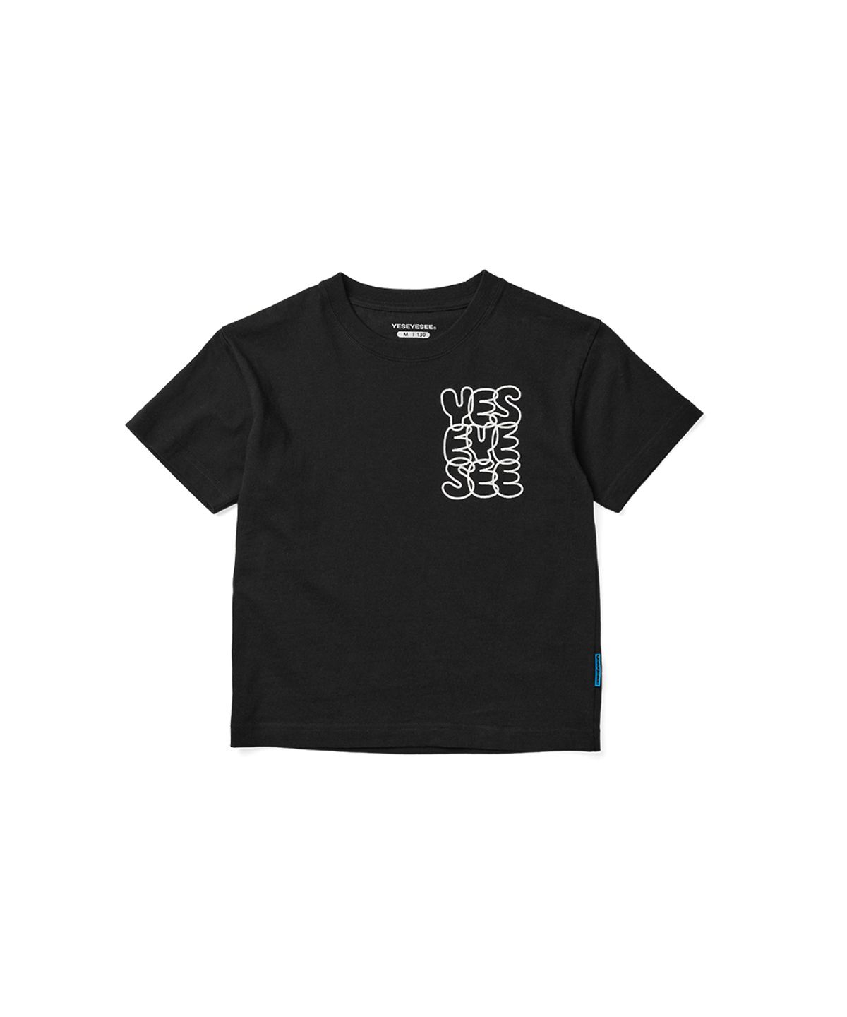 예스아이씨(YESEYESEE) C-Logo Kids Tee Black