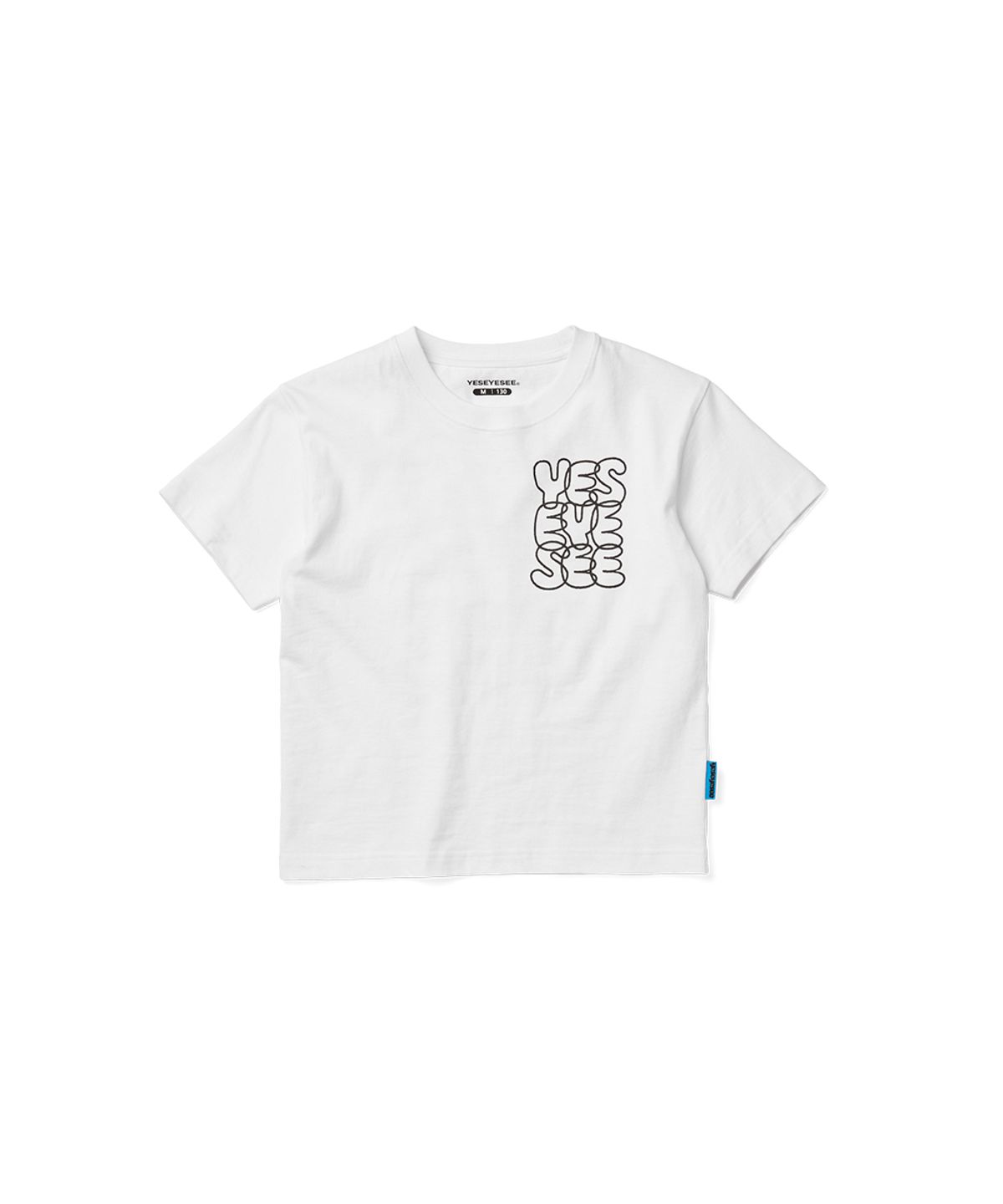 예스아이씨(YESEYESEE) C-Logo Kids Tee White