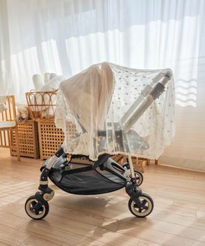 레이스 유모차 가리개