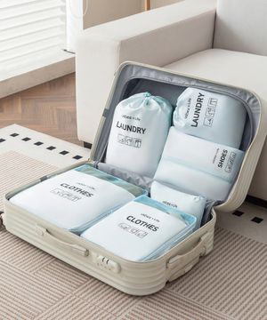 유즈비라이프 순파스텔 압축파우치 6종세트