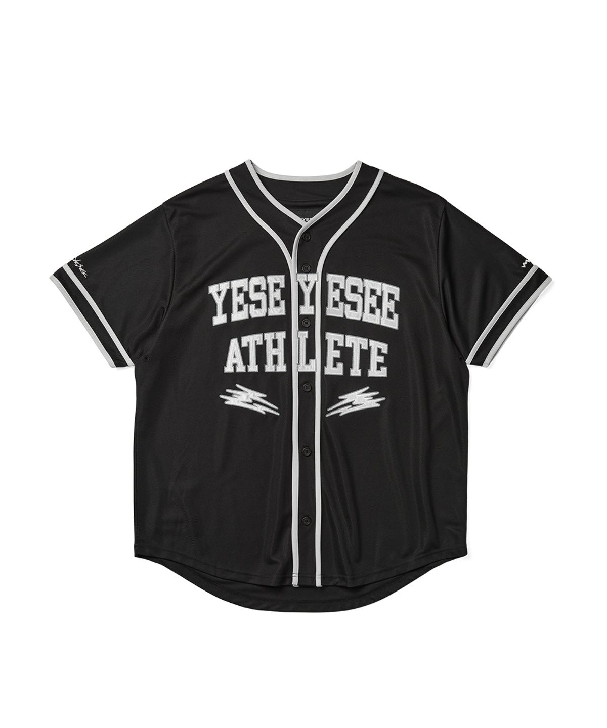 예스아이씨(YESEYESEE) Y.E.S College Baseball Jersey Black
