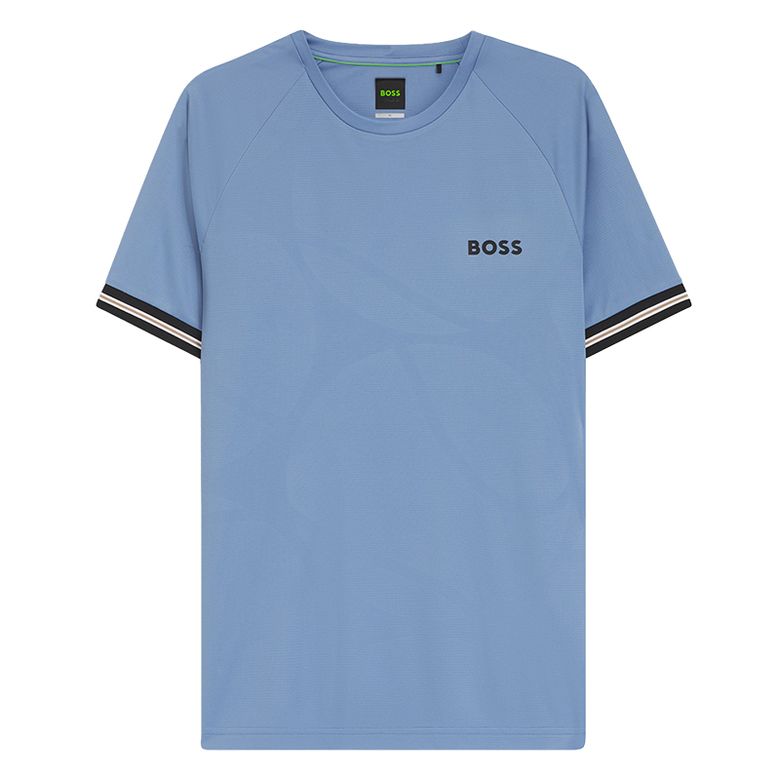 BOSS 테니스볼 엠보싱 액티브 슬림핏 티셔츠(50559207459)