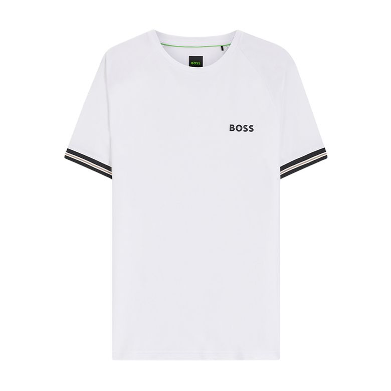 BOSS 테니스볼 엠보싱 액티브 슬림핏 티셔츠(50559207100)