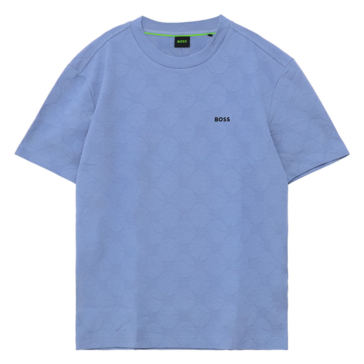 보스 스포츠(BOSS SPORTS) BOSS 테니스 볼 자카드 코튼 블렌드 티셔츠(50558867459)