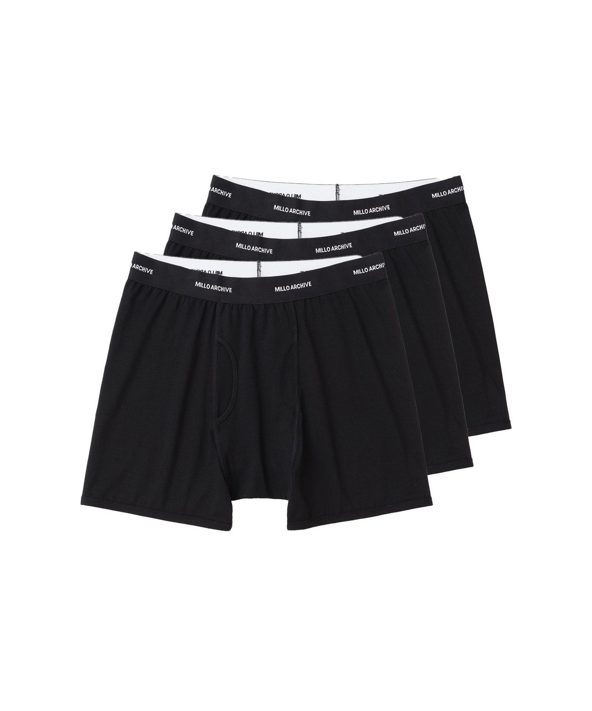 밀로 아카이브(MILLO ARCHIVE) [3PACK] 코어 박서 브리프 [블랙]