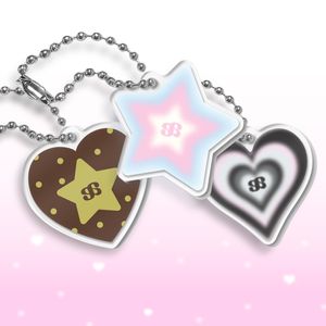 선셋 하트 아크릴 키링-6Colors